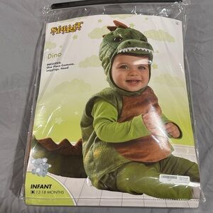 Spirit Dino Infant Costume - Green and Brown